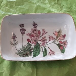 Spode Floral Rectangular Dish -Oven To Table